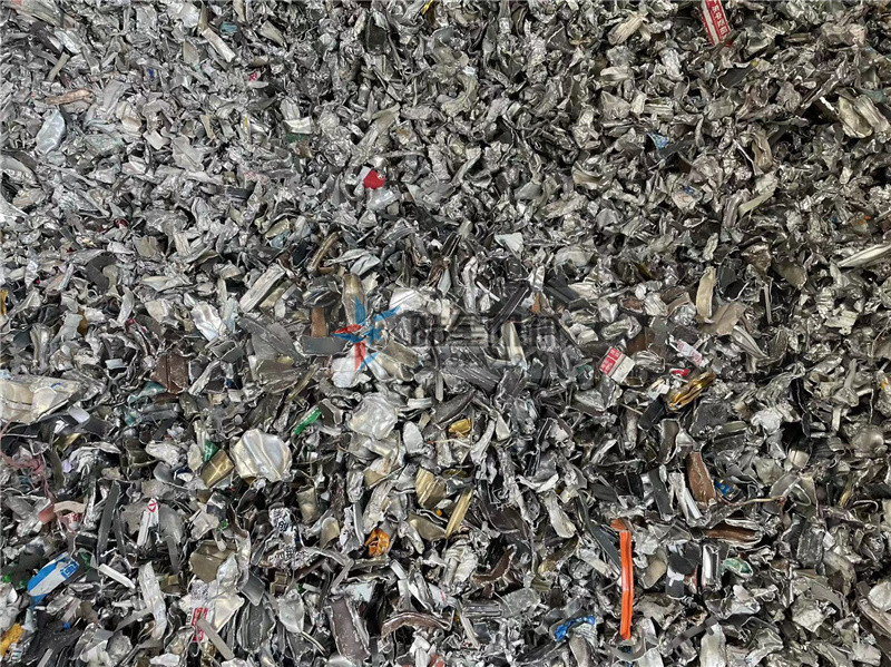 Material crushing effect of waste aluminum crusher