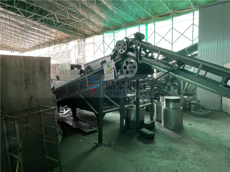 断桥铝破碎机整套设备成套分选设备生产现场