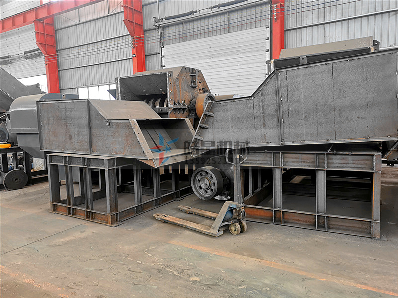 Actual production site photos of waste aluminum crusher manufacturers' equipment