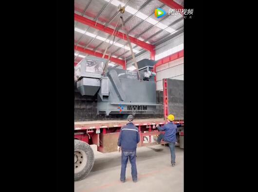 Video of the shipment site of the 1300 type waste aluminum crushing and sorting equipment manufacturer